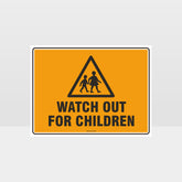 Custom Signs Outdoor Metal,Watch Out For Children L Sign